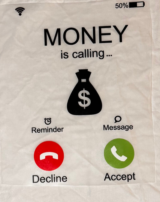 “Money calling” image